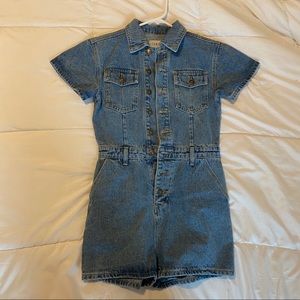Jean play suit